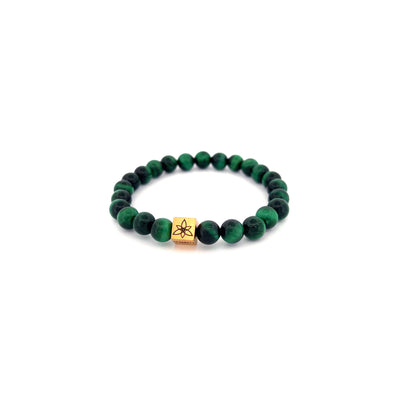 Green Tiger Eye D&C bracelet [8 mm]