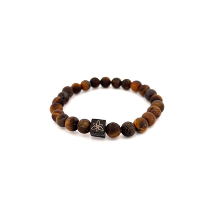 Brown tiger eye bracelet [8 mm]