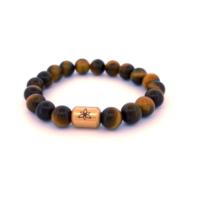 Brown tiger eye bracelet [10mm]