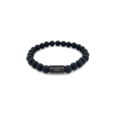 Black Agate D&C bracelet [8 mm]