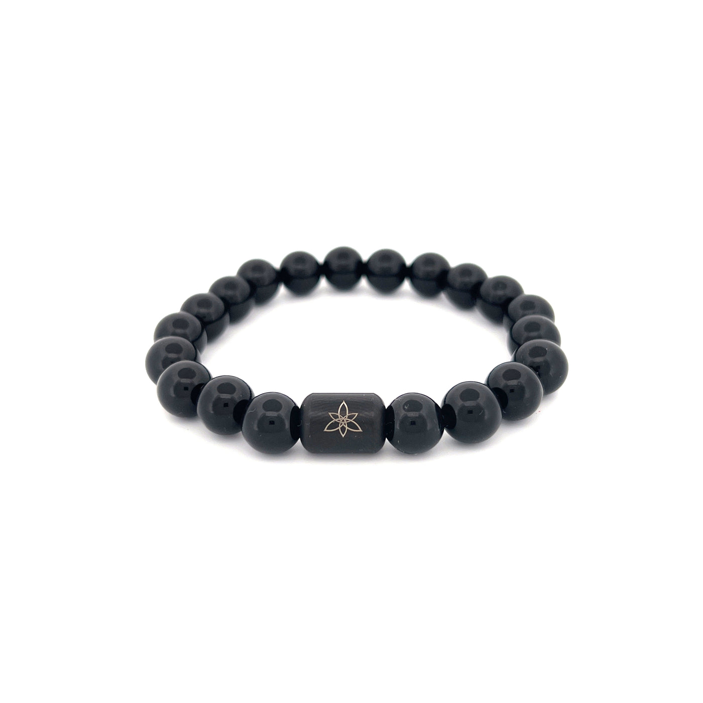 Black Agate D&C bracelet [8 mm]