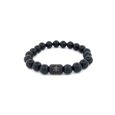 Black Agate D&C bracelet [8 mm]