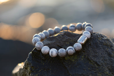 Grey Jasper bracelet [10mm]