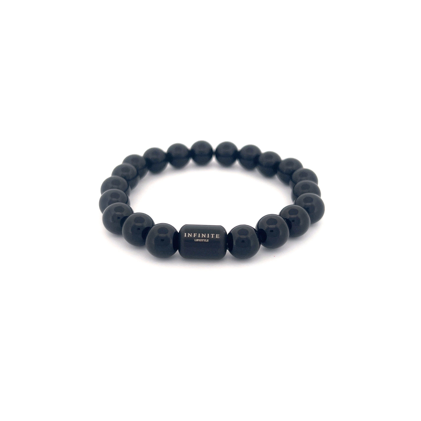 Black Agate D&C bracelet [8 mm]