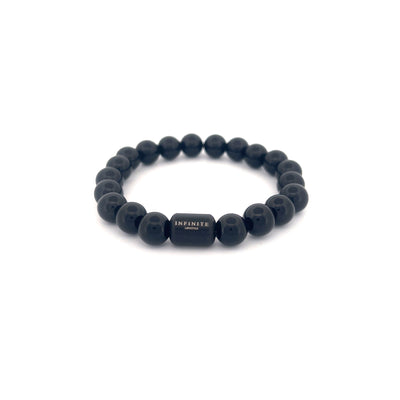 Black Agate D&C bracelet [8 mm]