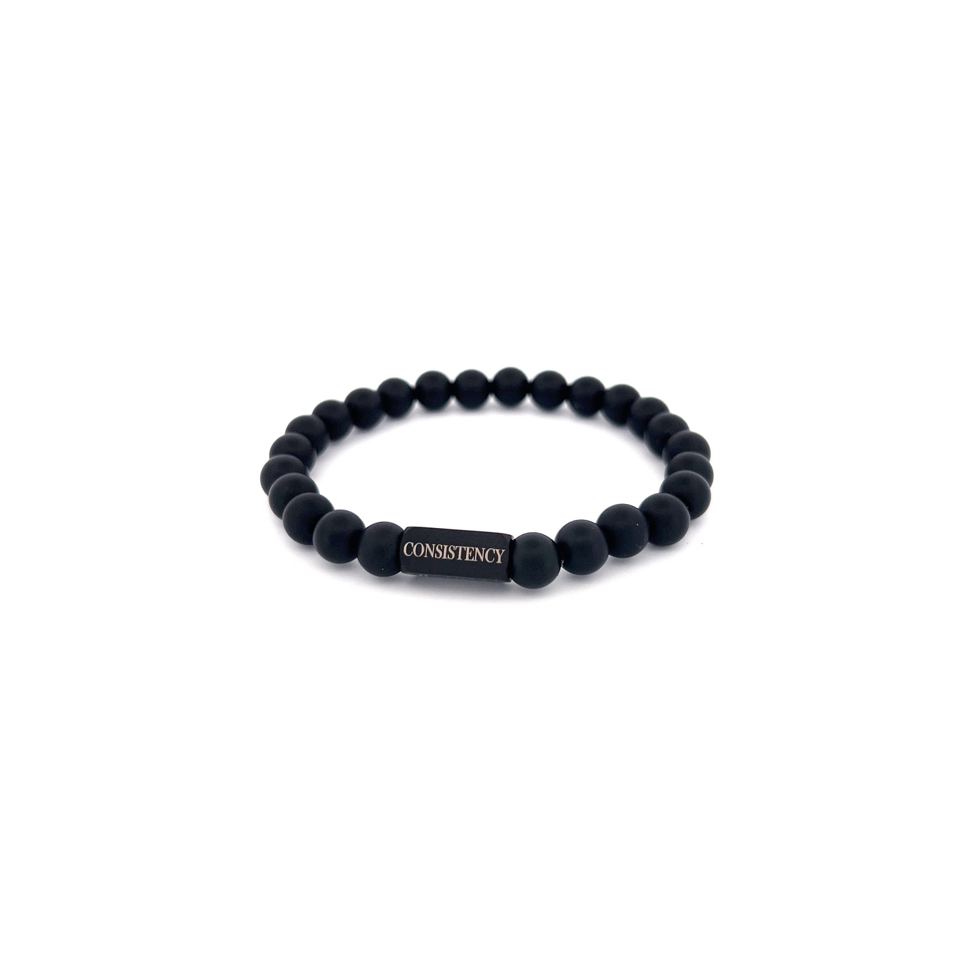 Black Agate D&C bracelet [8 mm]