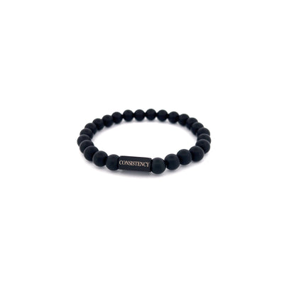 Black Agate D&C bracelet [8 mm]