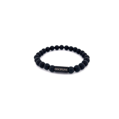 Black Agate D&C bracelet [8 mm]