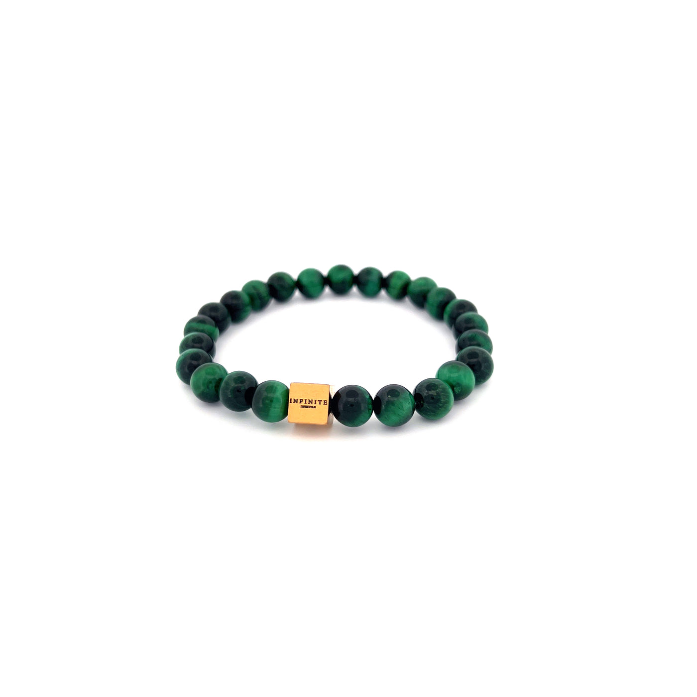 Green Tiger Eye D&C bracelet [8 mm]