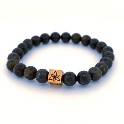Golden Bronzite bracelet [8 mm]