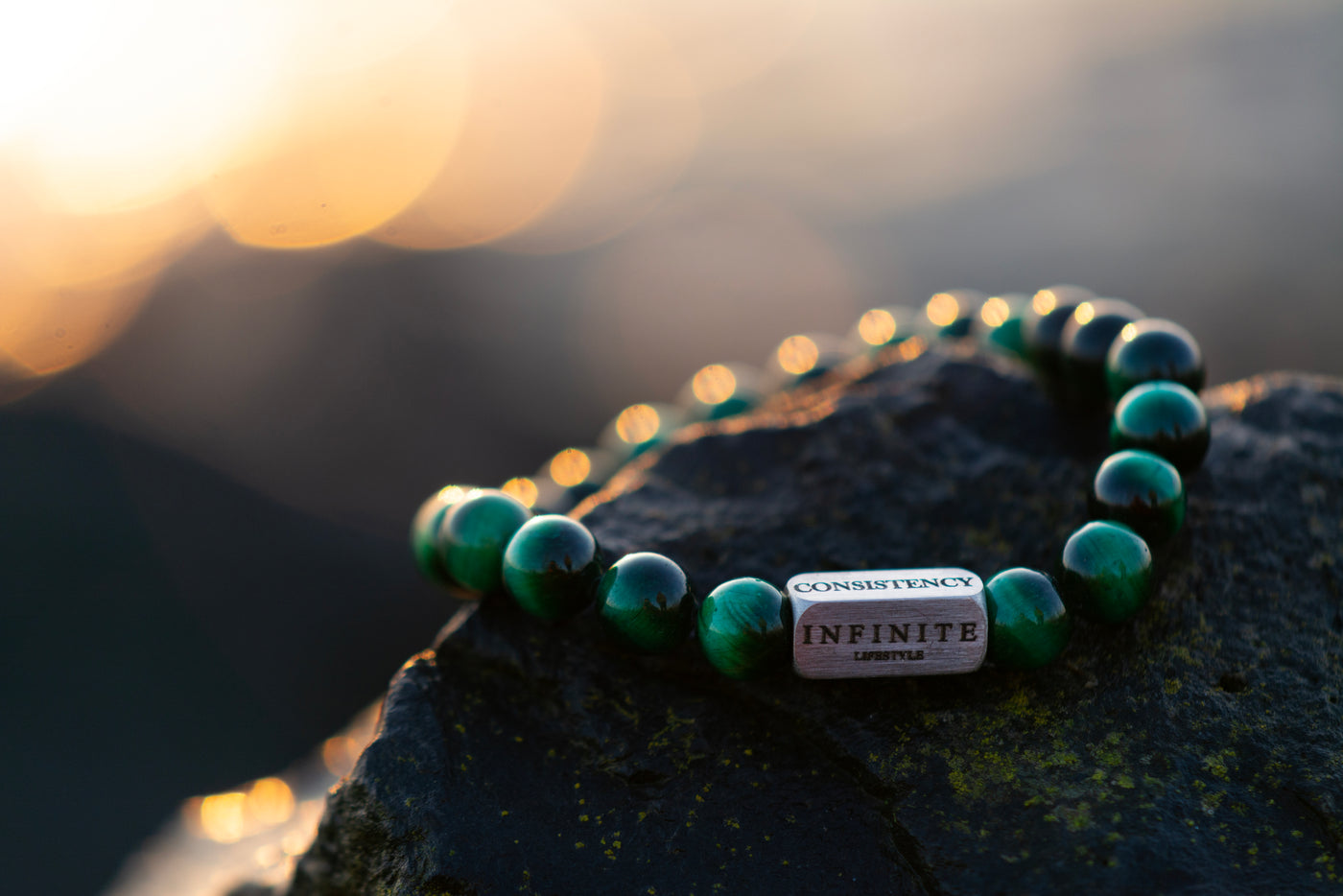 Green Tiger Eye D&C bracelet [8 mm]