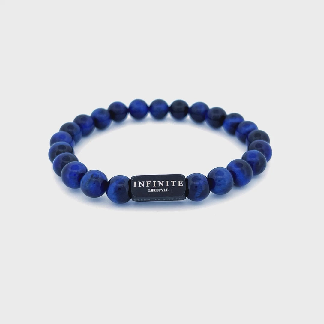 Blue Tiger Eye D&C bracelet [8 mm]