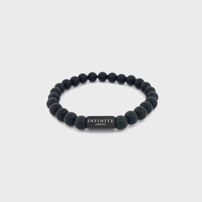 Black Agate D&C bracelet [8 mm]