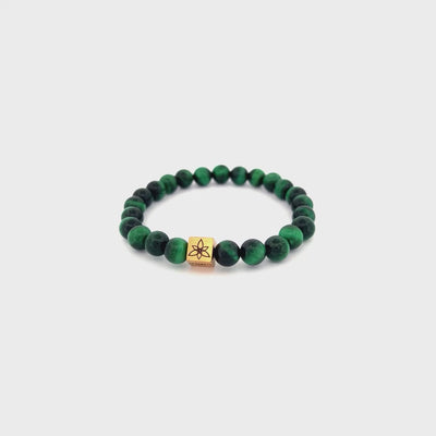 Green Tiger Eye D&C bracelet [8 mm]