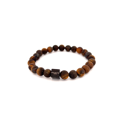 Brown tiger eye bracelet [8 mm]